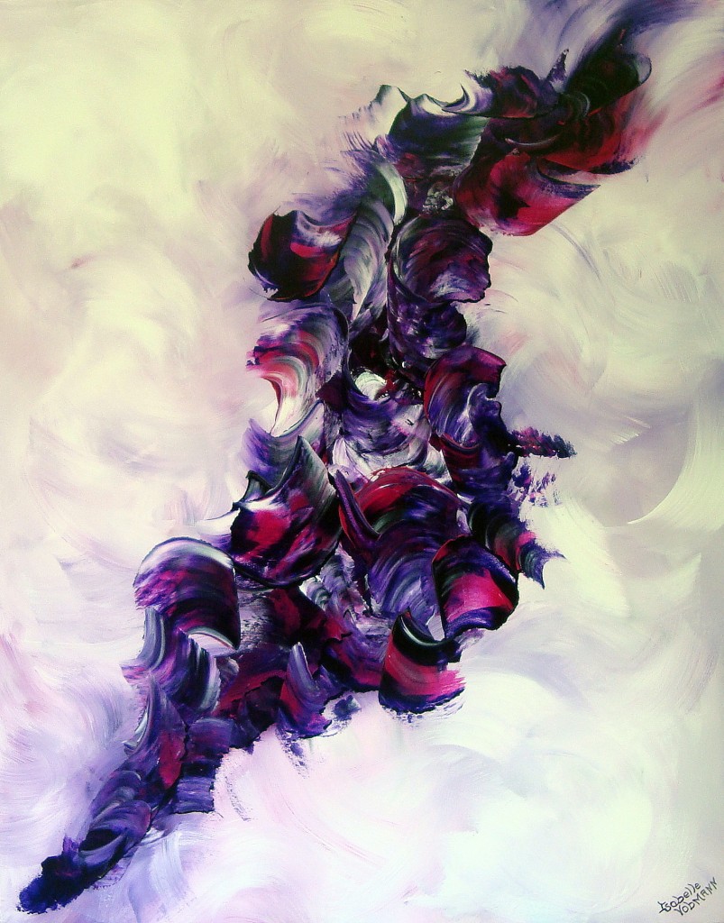 Cherry rock'n roll 92x73 cm